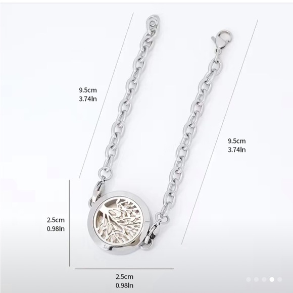 Stainless Steel Hollow Tree Of Life Pattern Round
Unisex Bracelet - Picture 9 of 9